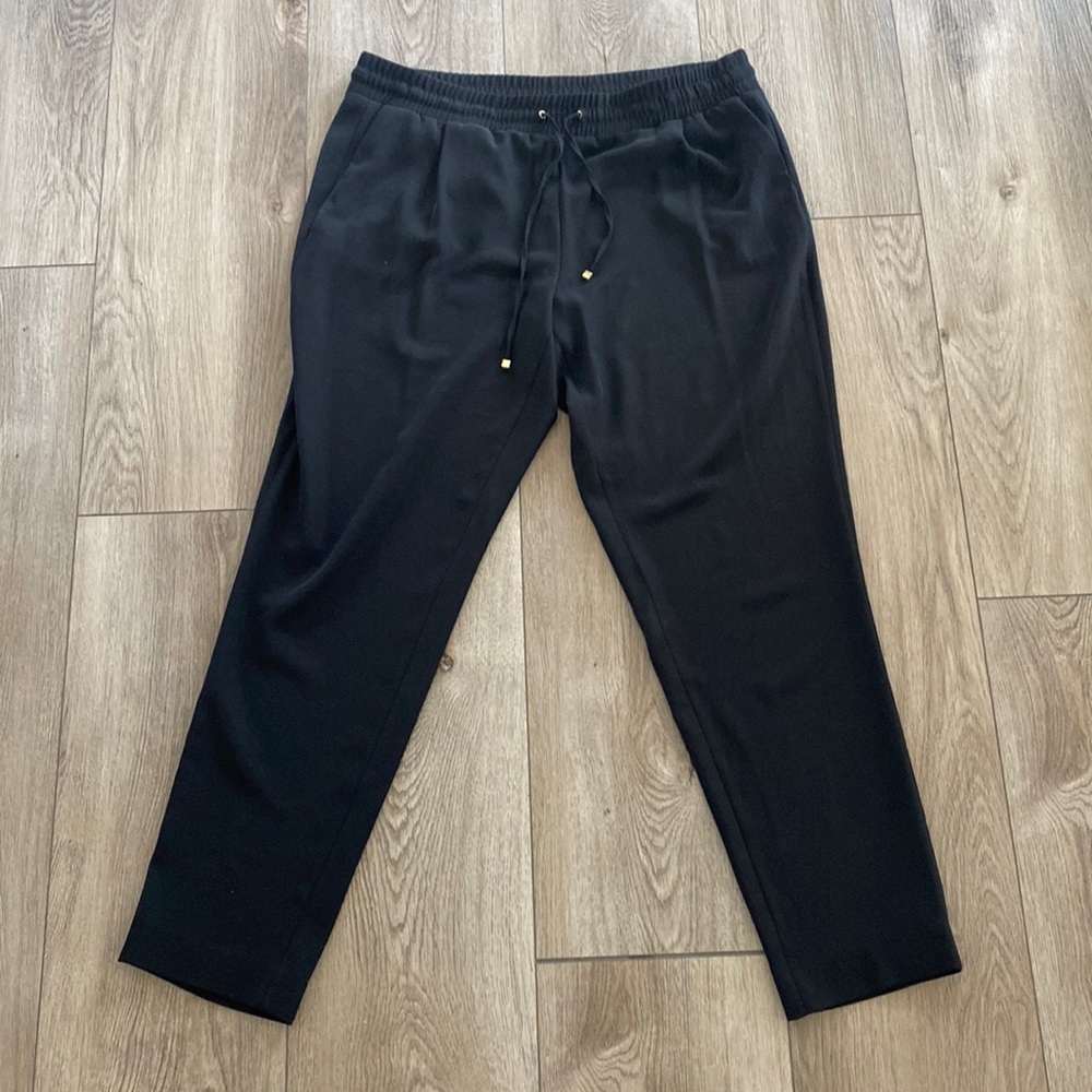 Calvin Klein Black Dressy Taper Pant